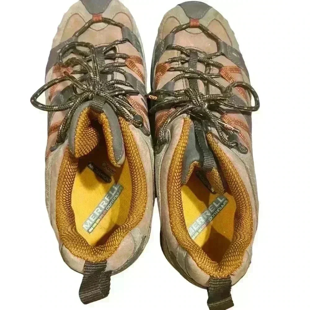 Merrell Siren Sport Women’s Size 8 Leather Ginger Hiking Trail Shoes J13420 - Picture 3 of 9